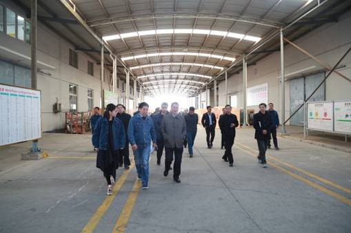 富怡快訊--熱烈歡迎天津市政府質量工作考核組蒞臨天津寶盈考察指導 ！