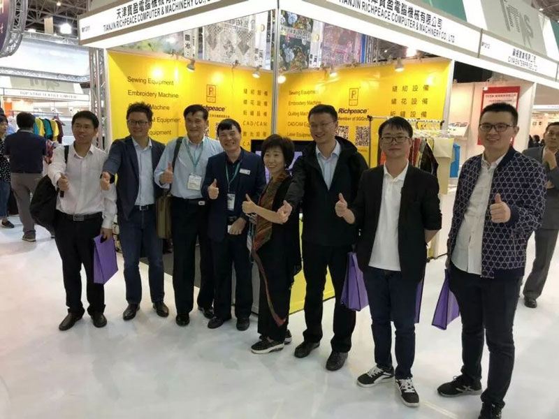 TITAS臺北紡織展，富怡展品備受青睞！