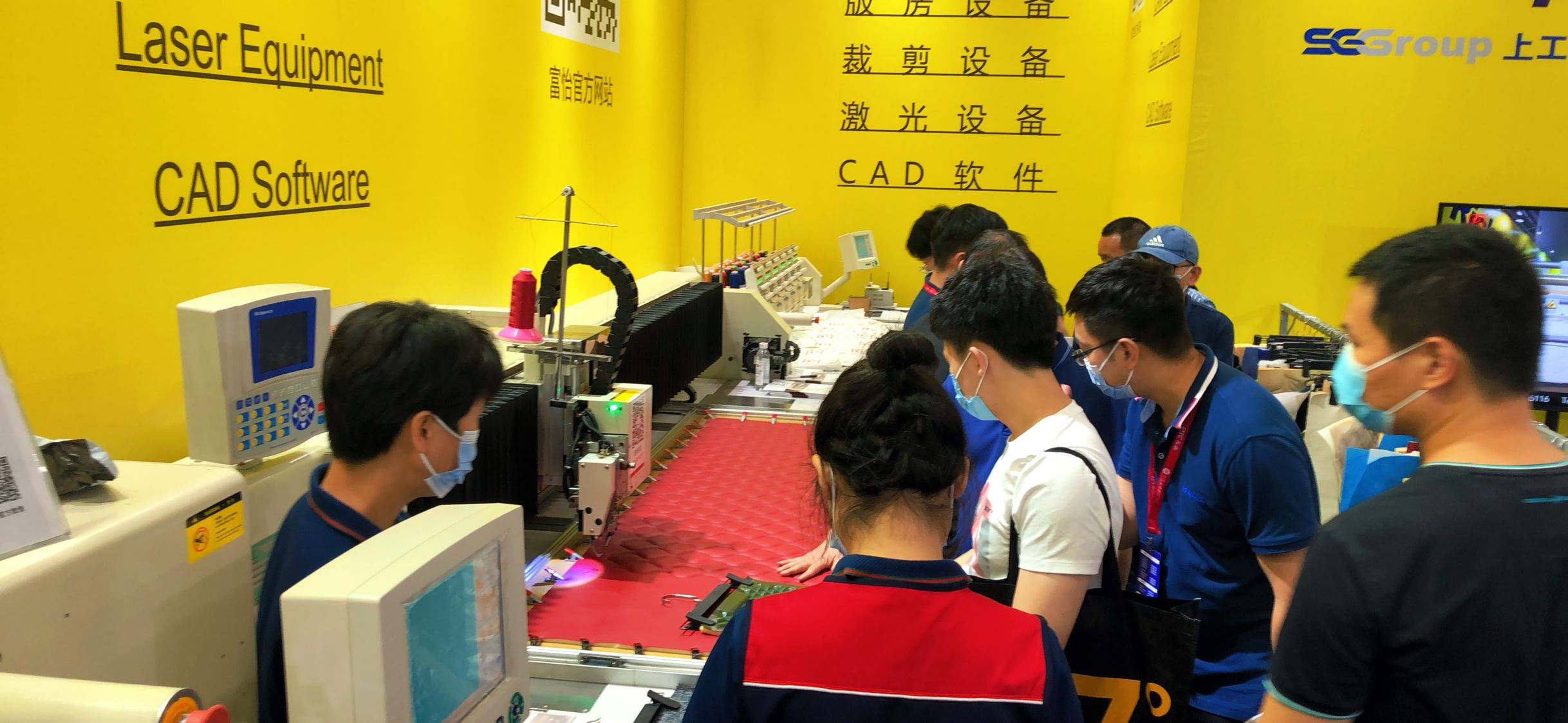 上工富怡廣州木工機械展，展位人氣持續火爆